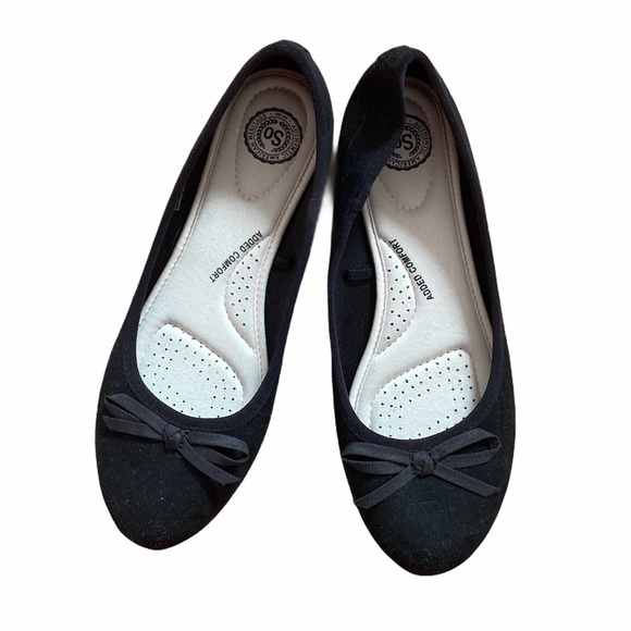SO Bow Front Flats round toe size 8 1/2